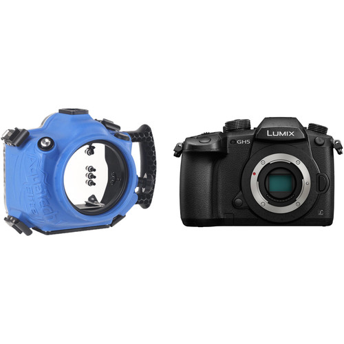AQUATECH Elite II GH5 Underwater Camera Housing and Panasonic Lumix DC-GH5 Mirrorless Micro Four Thirds Digital Camera Body Kit