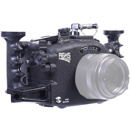 Aquatica AGH5 Underwater Housing for Panasonic Lumix DC-GH5 with Vacuum Check System (Dual Fiber-Optic Strobe Connectors)