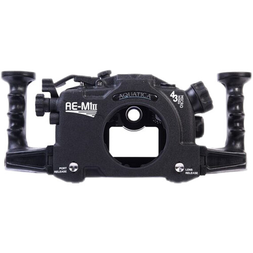 Aquatica AE-M1 Mk II Underwater Housing for Olympus OM-D E-M1 Mark II with Vacuum Check System (Manual Ikelite Strobe Connector)