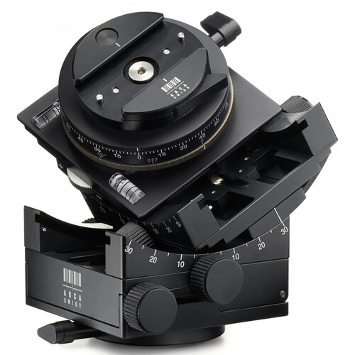 Arca-Swiss C1 Cube cp Geared Head with ClickPan and MonoballFix Quick Release