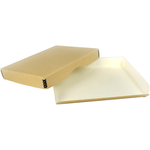 Archival Methods Drop-Front Archival Storage Box (Tan, 20.5 x 25.5 x 1.5")