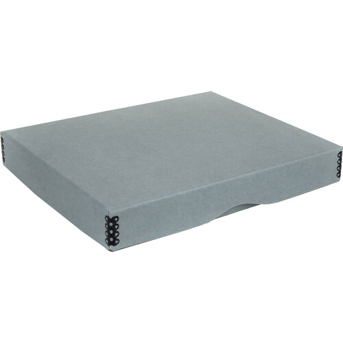 Archival Methods Drop-Front Archival Storage Box (Gray, 8.5 x 10.5 x 1.5")