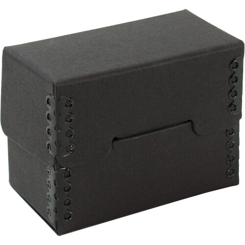 Archival Methods Hinged Lid Box (Black, 3.8 x 2.6 x 2.1")
