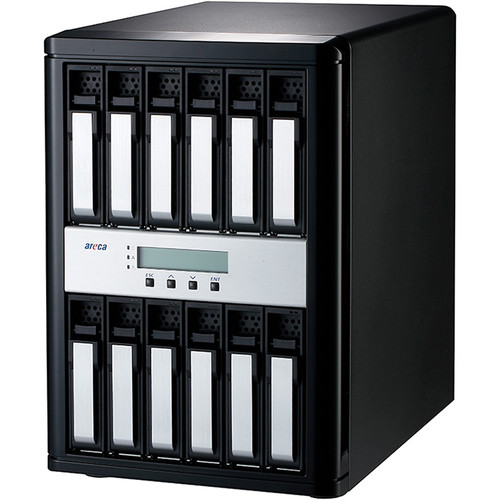 Areca 12-Bay 12 Gb/s SAS to SAS Desktop RAID Subsystem
