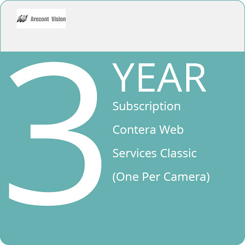 AV Costar Contera Web Services Classic - 3-Year Subscription (One Camera)