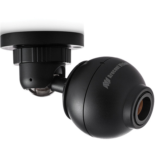 Arecont Vision MegaBall 2 Series AV2246PM-W 1080p H.264 Motorized P-Iris Lens Day/Night Wall Mount Indoor Ball IP Camera with WDR (Black)