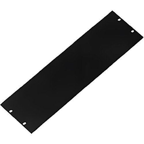 Argosy Blank Panel Cover with Logo (3 RU, Black)