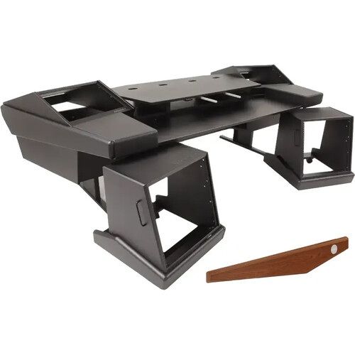 Argosy Dual 15KL Workstation with Two DR800 Rack Modules and Mahogany Veneer Desktop
