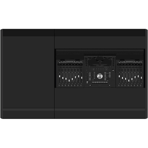 Argosy Eclipse Workstation for AVID S1x2 and Dock (Left Desk No End Rack, Black)
