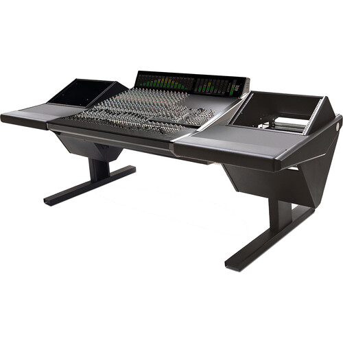 Argosy Eclipse for SSL Origin 16 with Rack on Left and Right (Mahogany End Panels & Black Legs)