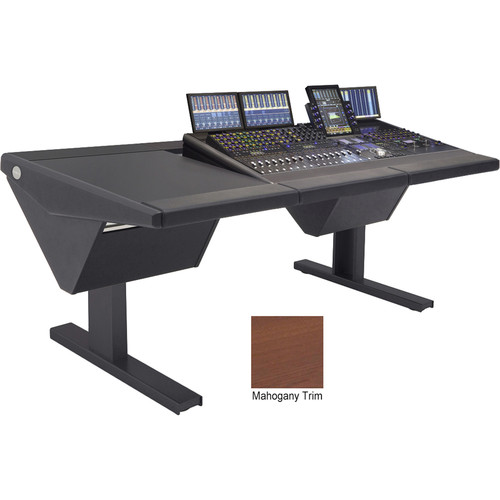 Argosy Eclipse Console for S4 - 3'Wide Base System with Desk (L) Nothing (R) (Mahogany)