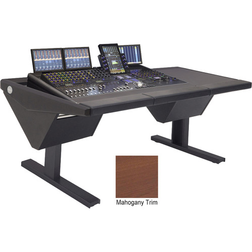 Argosy Eclipse Console for S4 - 4'Wide Base System with Nothing (L) Desk (R) (Mahogany)