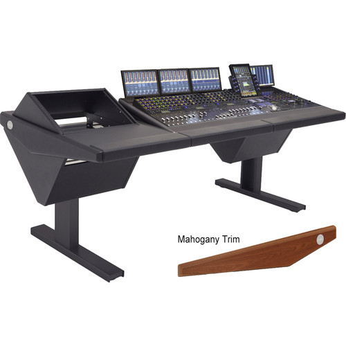 Argosy Eclipse Console for S4 - 5'Wide Base System with Rack (L) Nothing (R) (Mahogany)