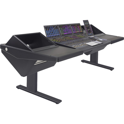 Argosy Eclipse Console for S6 - 4 Bucket Wide, with Rack (L) and (R) (Black)