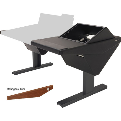 Argosy Eclipse Console for S6 - 5 Bucket Wide, with Nothing (L) and Rack (R) (Mahogany)