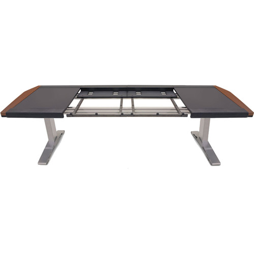 Argosy Eclipse 2-Bucket Console Workspace for Avid S6 Workstation with Left and Right Side Desk Surfaces Mahogany, (81")