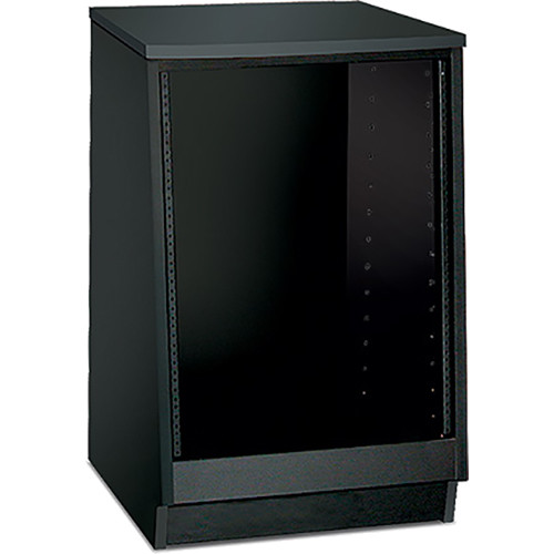 Argosy Spire 7140 Series 1-Bay Rack Enclosure (Black Melamine)