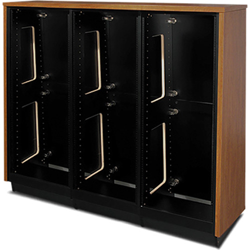 Argosy Spire 9280 Series 3-Bay Rack Enclosure (Cherry Laminate)