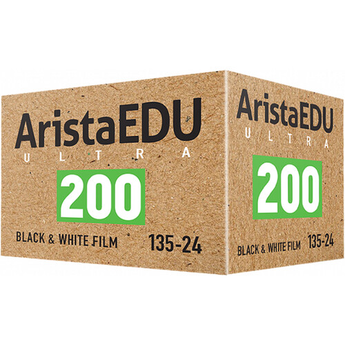 Arista EDU Ultra 200 Black and White Negative Film (35mm Roll Film, 24 Exposures)