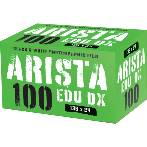 Arista EDU DX 100 Black and White Negative Film (35mm Roll Film, 24 Exposures)