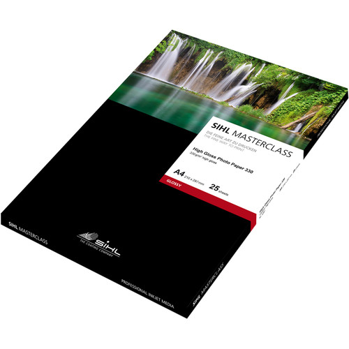 Sihl Masterclass High Gloss Photo Paper 330 (13 x 19", 25 Sheets)
