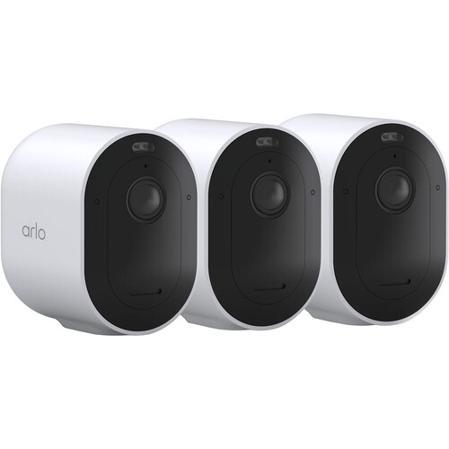 Arlo Pro 6 2K Outdoor Wi-Fi Camera with Night Vision (3-Pack)