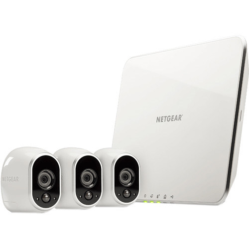 Arlo Wire-Free Security System with 3 720p Day/Night Cube Cameras