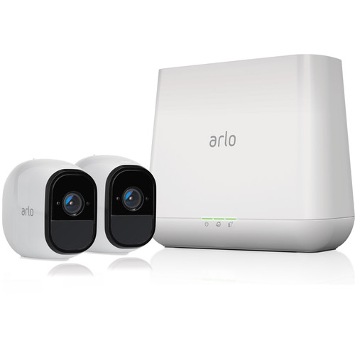 Arlo Pro Smart Security System with Base Station & 2 720p Outdoor Wireless Cameras