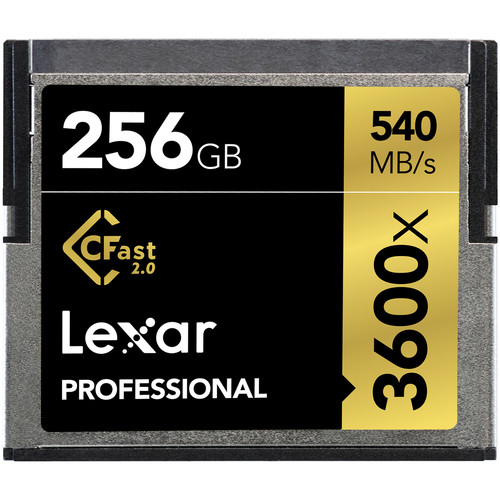 ARRI Lexar 256GB CFAST 2.0 Memory Card (3-Pack)
