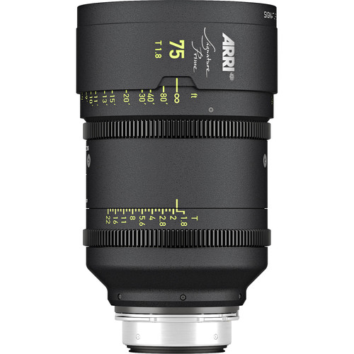 ARRI Signature Prime 75mm T1.8 Lens (Focus Marks in Feet)