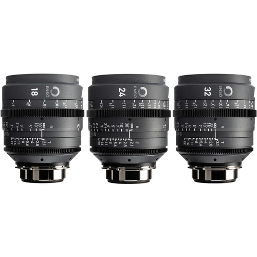 ARRI Ensō Prime 18, 24 & 32mm 3-Lens Set (ARRI LPL, Feet)