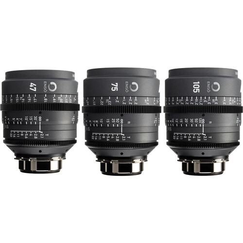 ARRI Ensō Prime 47, 75 & 105mm 3-Lens Set (ARRI LPL, Feet)