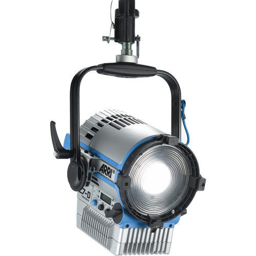ARRI L7-DT 7" Daylight LED Fresnel with powerCON Cable (Silver/Blue, Manual)