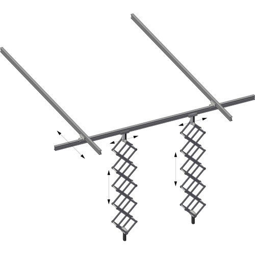 ARRI Fly Track Rail Kit I (Silver)