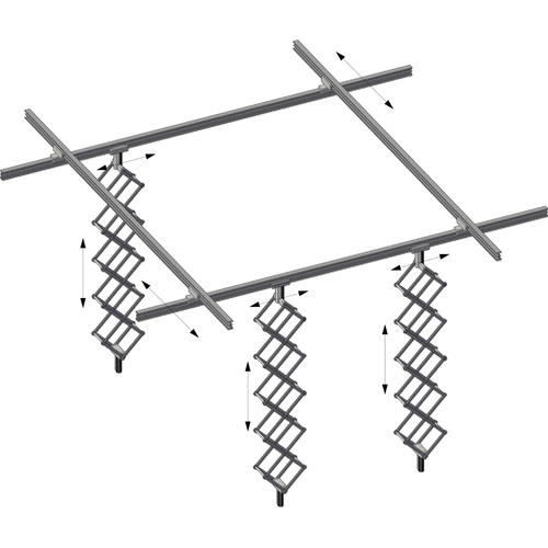 ARRI Fly Track Rail Kit III (Silver)