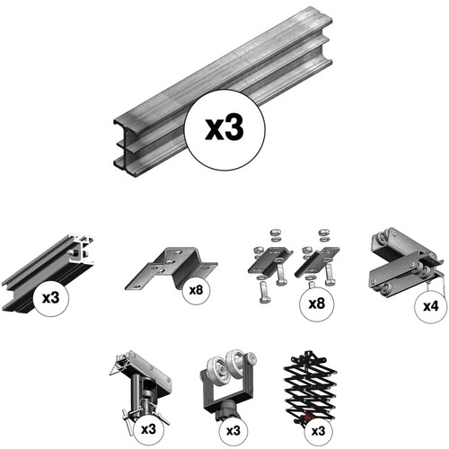 ARRI Fly Track Rail Kit V (Black)