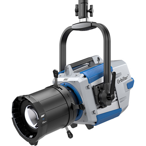 ARRI Orbiter LED Light with 35° Projection Optics (Blue/Silver, Bare Ends, Pole-Operated)