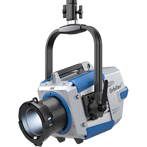 ARRI Orbiter LED Light with Open Face Optics (Blue/Silver, Edison, Manual)