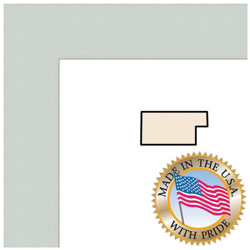 ART TO FRAMES 4121 Baby Blue Stain on Beech Photo Frame (3 x 5", Regular Glass)