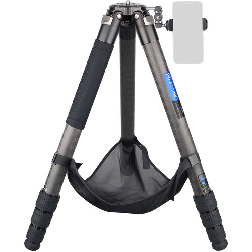 ARTCISE CS90C Carbon Fiber Tripod with Smartphone Holder (Black)