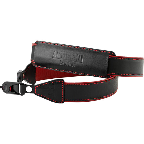 Artigiani Neck Strap (Black Leather)