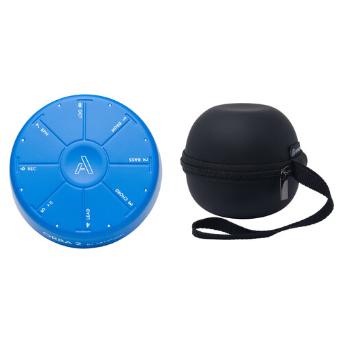 Artiphon Orba 2 Handheld Synth, Looper, and MIDI Controller Kit with Travel Case (Blue, Black)