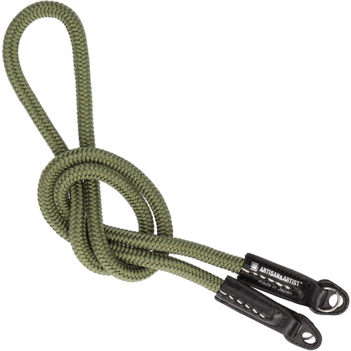 Artisan & Artist Silk Cord Strap (Khaki, 38.6")