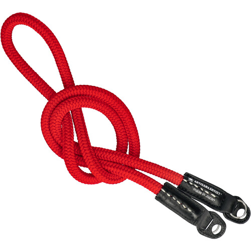 Artisan & Artist Silk Cord Strap (Red, 38.6")