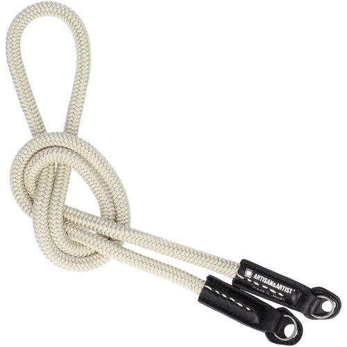 Artisan & Artist Silk Cord Strap (Silver, 38.6")