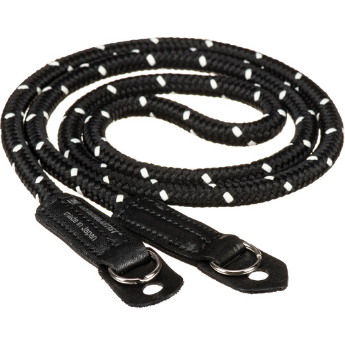Artisan & Artist ACAM-701 Pin-Dot Cord Strap (Black/White, Standard)