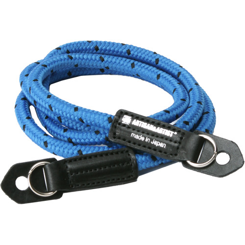 Artisan & Artist ACAM-701 Pin-Dot Cord Strap (Blue/Black, Standard)
