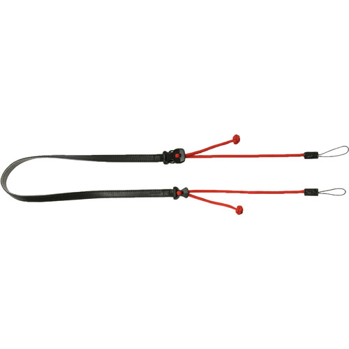 Artisan & Artist Leather Piping Camera Strap (Red)