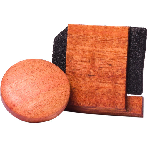 Artisan Obscura Soft Shutter Release & Hot Shoe Cover Set (Large Convex, Threaded, Ivorywood)