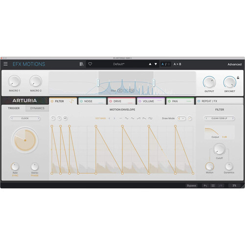 Arturia Efx MOTIONS Creative Movement Shaper Plug-In